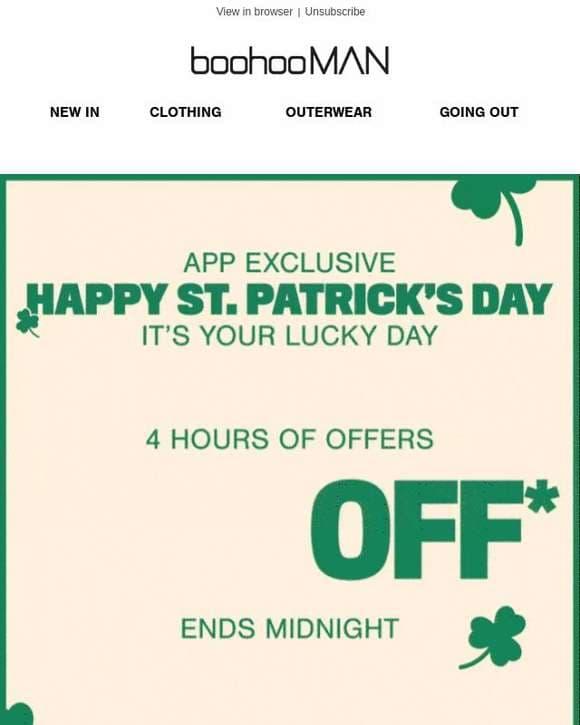 It's Your Lucky Day!