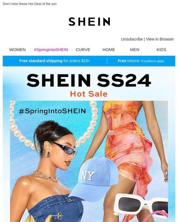 #SpringIntoSHEIN | The Last Call for SHEIN SS24 Collection!