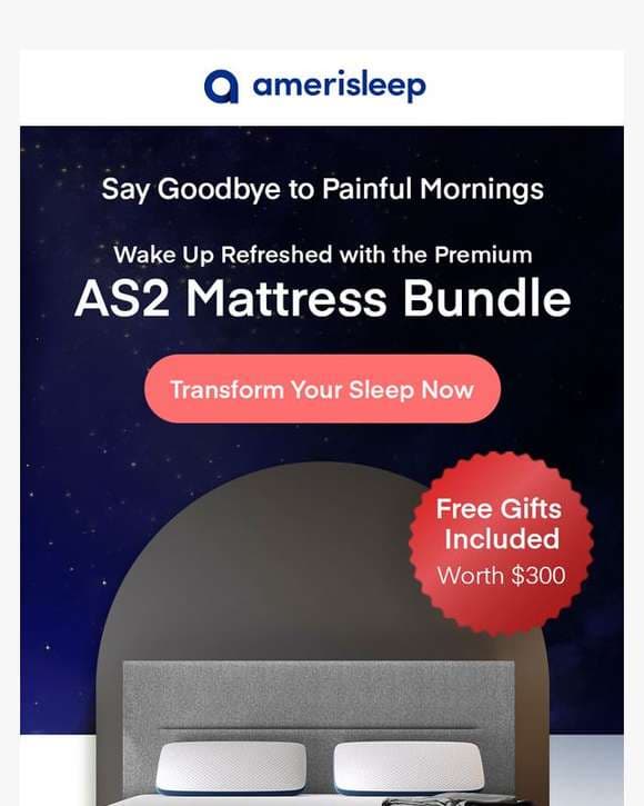 ⏰  Limited Time Offer: AS2 Mattress with Gifts! 🎁