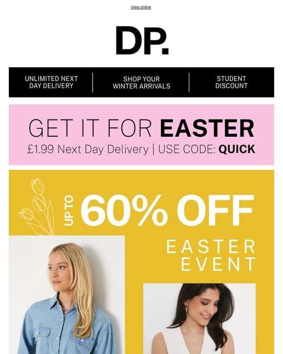 Discover up to 60% off