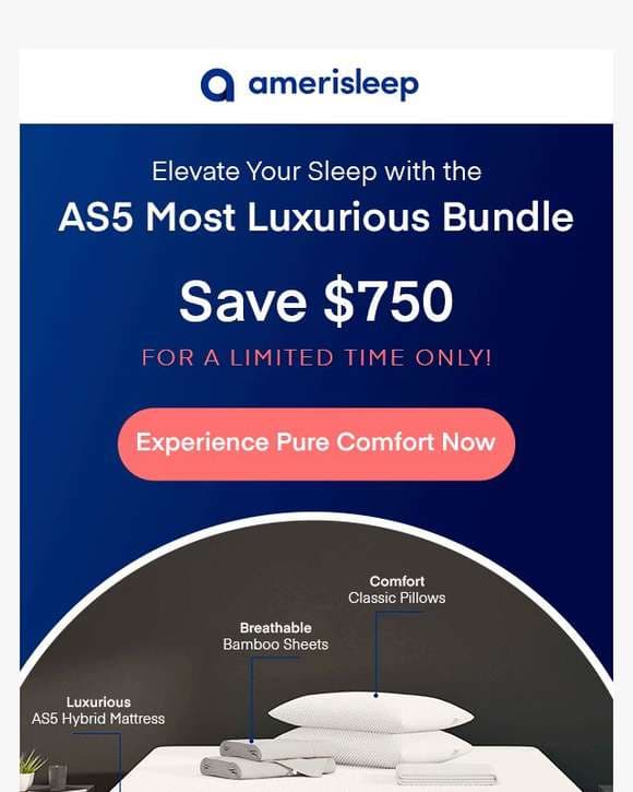 🌟  Exclusive Offer: Indulge in Luxurious Sleep with the AS5 Bundle!  ⏰