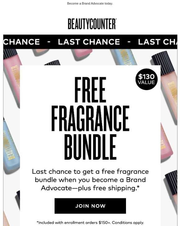 FINAL CALL | Free fragrance bundle
