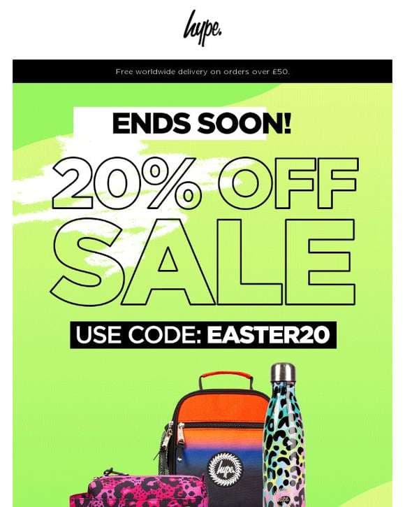 Hurry! Easter Sale Ending Soon - Enjoy an Extra 20% Off Sale!