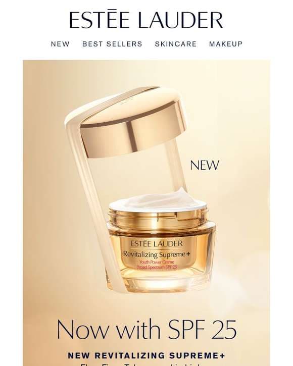 Now with SPF 25 ✨ New Revitalizing Supreme+ Youth Power Creme