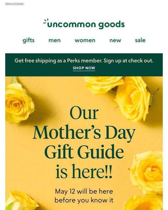 Our Mother's Day Gift Guide is here!!!