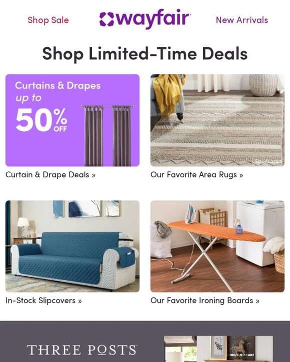 5 DAYS OF DEALS ⏰ CURTAINS & DRAPES