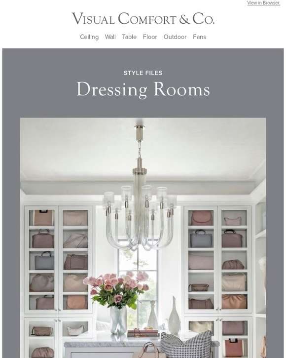 Style Files: Dressing Rooms