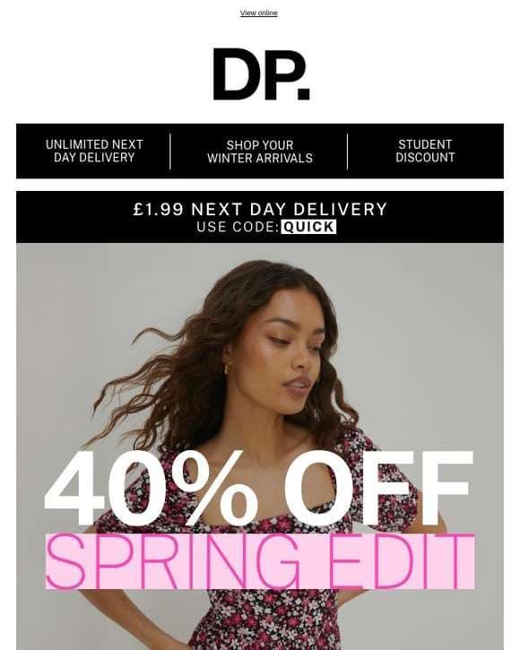 The spring edit has launched!
