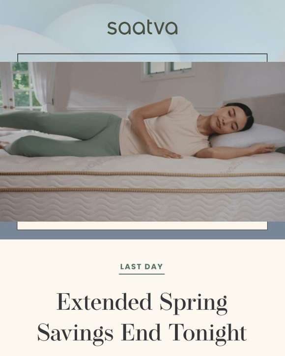 🌳Extended Spring Savings end tonight 🌳