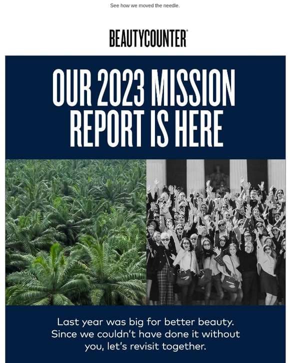 Clean off the press: The 2023 Mission Report