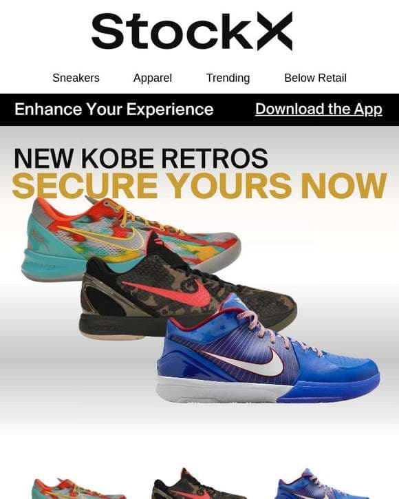 Can't Wait for the New Kobe's?