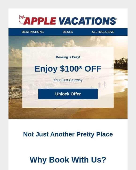 Your Dream Destination Is $100 OFF Today