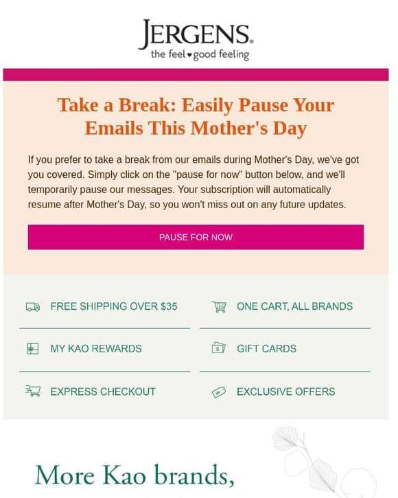Would you like to hear from us about  Mother’s Day?