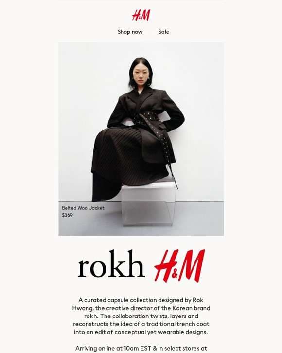 Get ready for rokh H&M