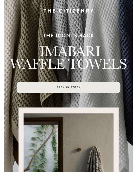 Back in Stock: Japanese Waffle Towels