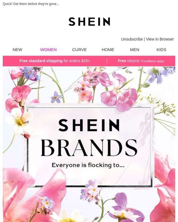 SHEIN BRANDS | Everyone Is Flocking to...