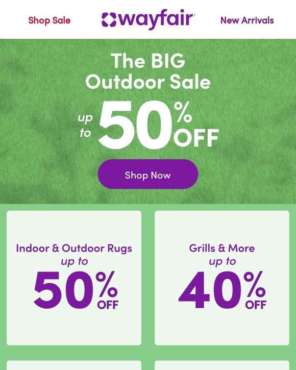 ☀️ The BIG Outdoor Sale is ON ☀️