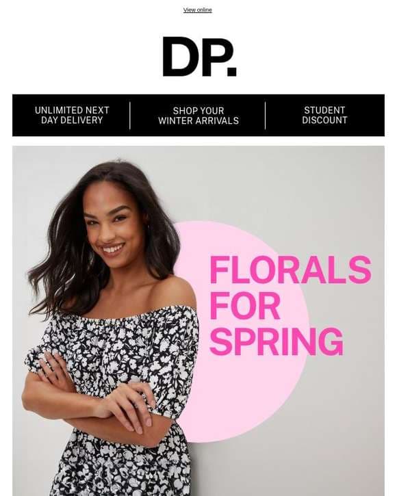 Florals are in for spring!