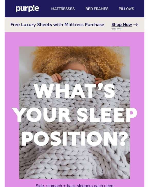 Do sleep positions matter?
