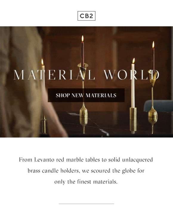Our most luxurious materials to date