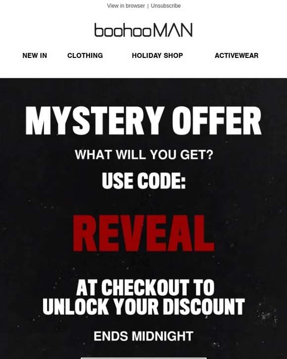 Unlock Your Mystery Offer!