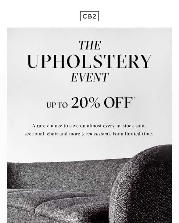 ALMOST EVERY SOFA IS ON SALE