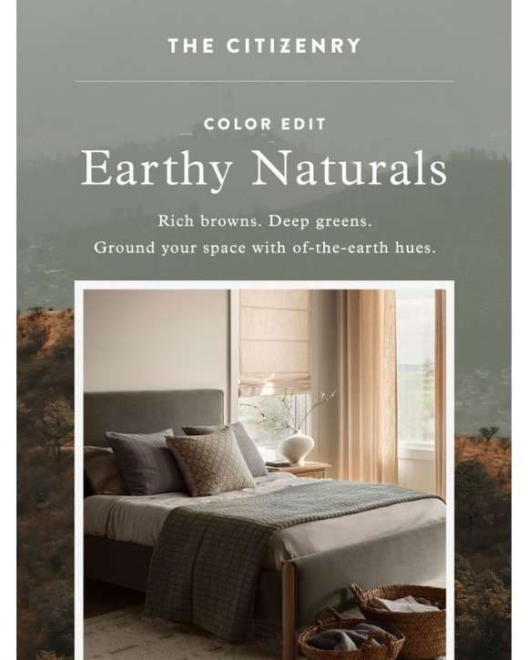 The Color Edit: Earthy Naturals