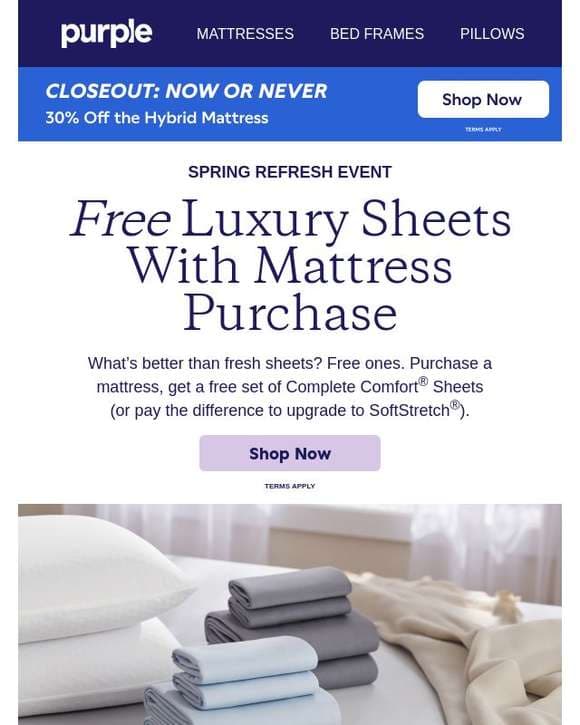 Get Your Free Luxury Sheets