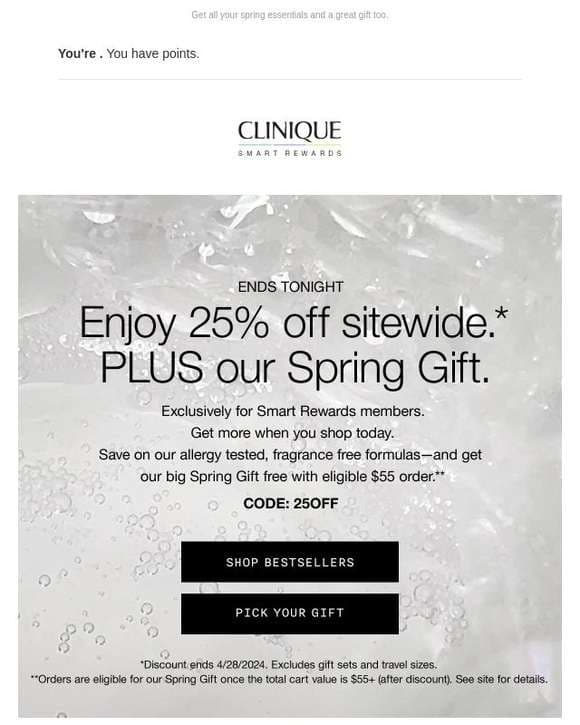 Just hours left! Members get 25% off PLUS our big Spring Gift.