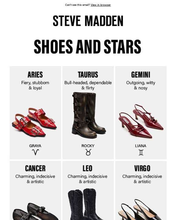 What’s Your Shoe Sign?