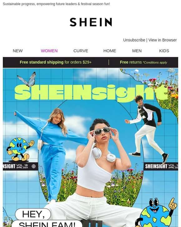 Festival Frenzy & Earth Month: Dive into SHEINsight!🌎🎉