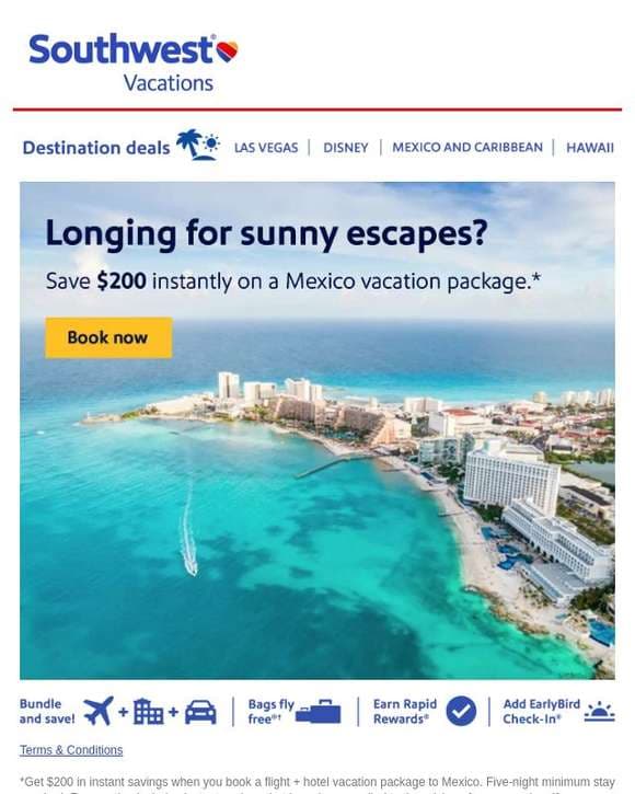 A beach vacation is now $200 cheaper! Mexico awaits 🤩