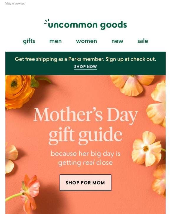 Mother's Day is *SO* close...