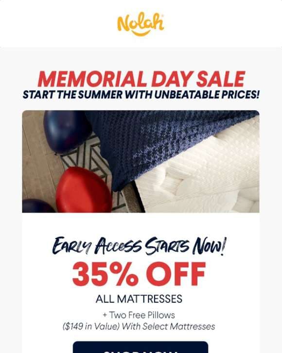 Memorial Day Sale NOW LIVE