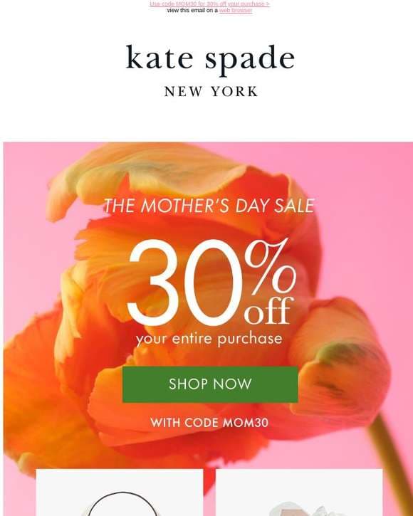 You've got Mother's Day savings waiting