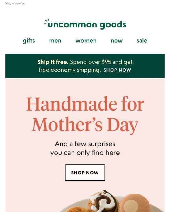 Moms love handmade gifts (even if YOU didn’t make them)