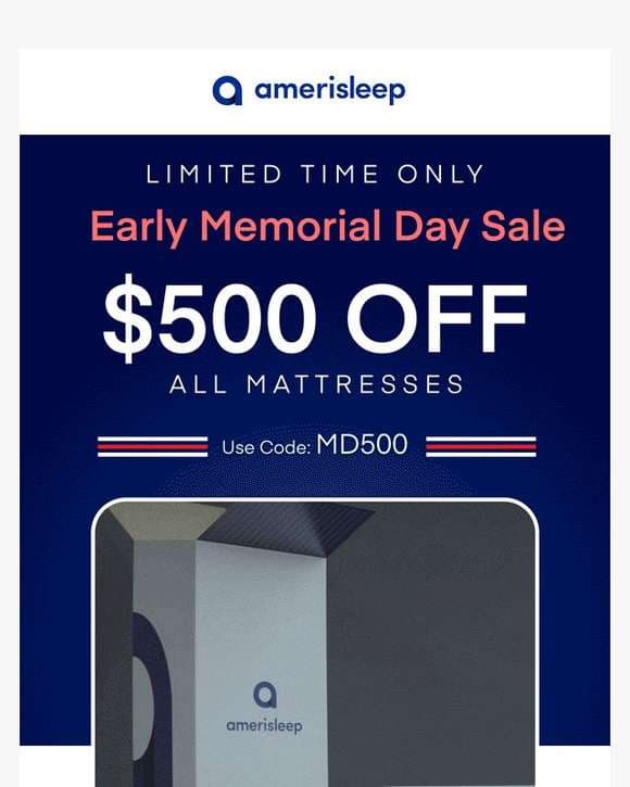🛏️💰  Exclusive Early Access: $500 Off Mattresses, Limited Time Only!