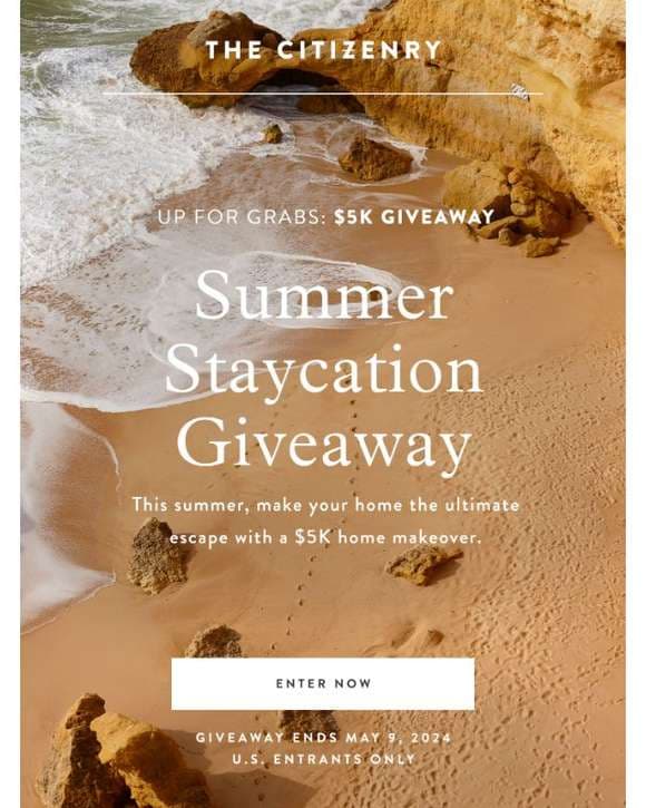 Summer Staycation: $5K Giveaway
