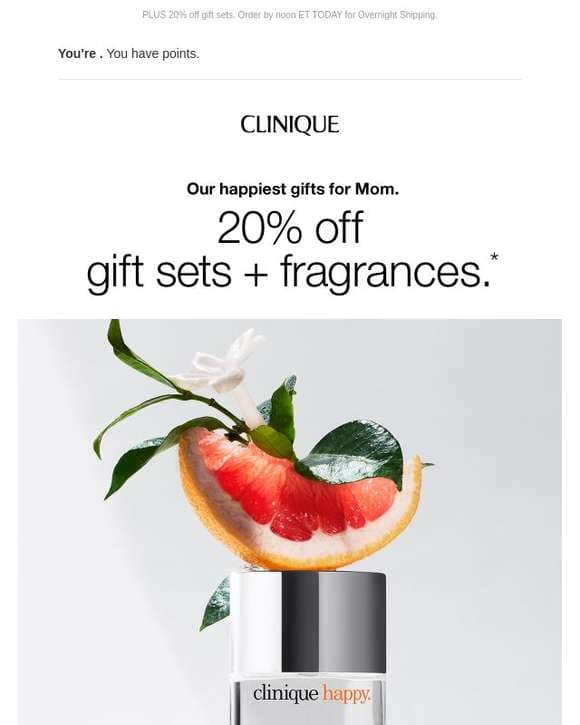 Happy gifts for Mom 🧡🧡 20% off our bestselling fragrance.