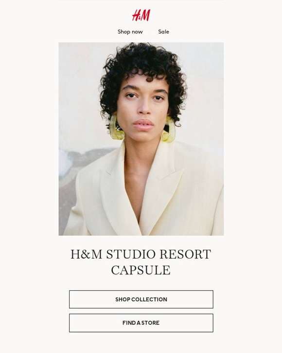 The H&M Studio Resort Capsule is out now