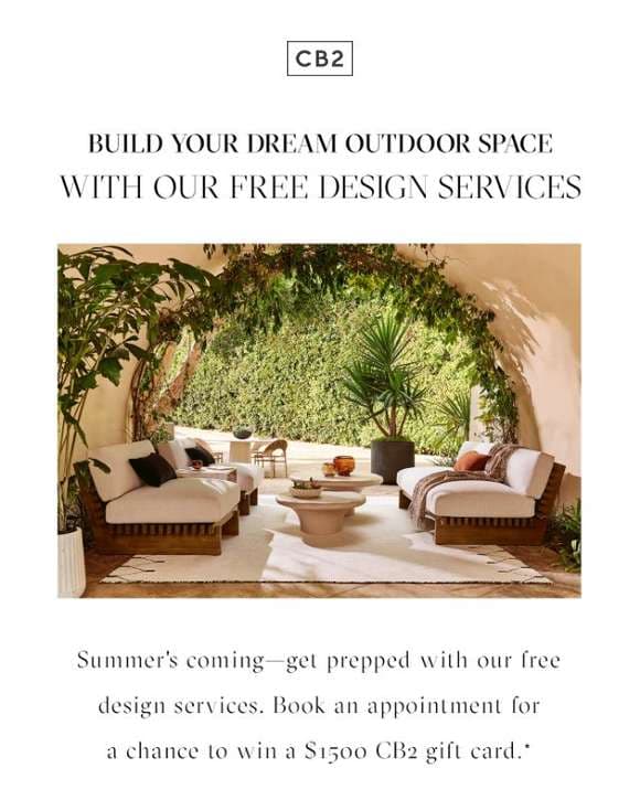 Prep for summer w/ free design services