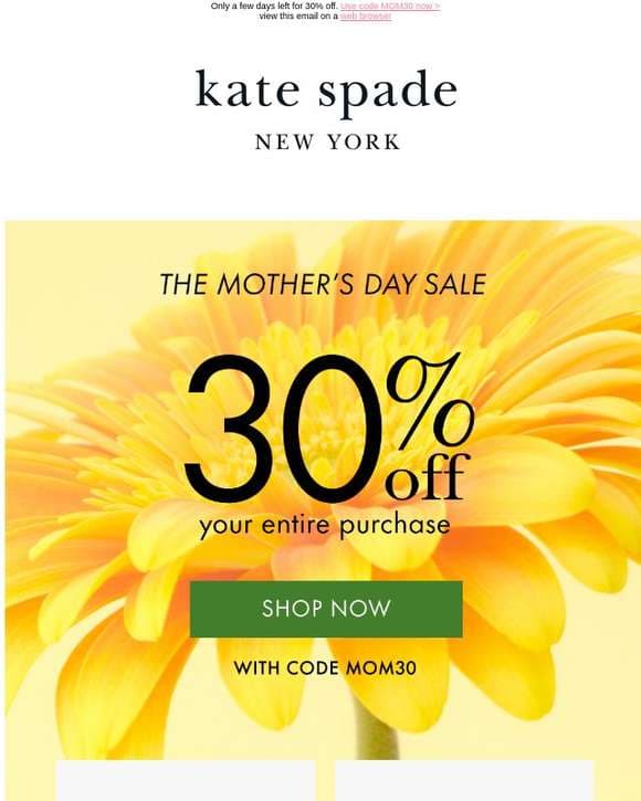 Our Mother's Day sale is wrapping up soon!