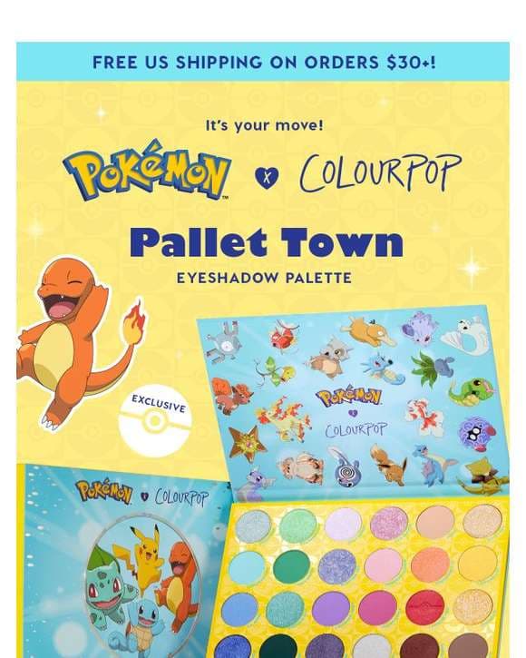 New drop!  Pokémon Palette 🏠🌳