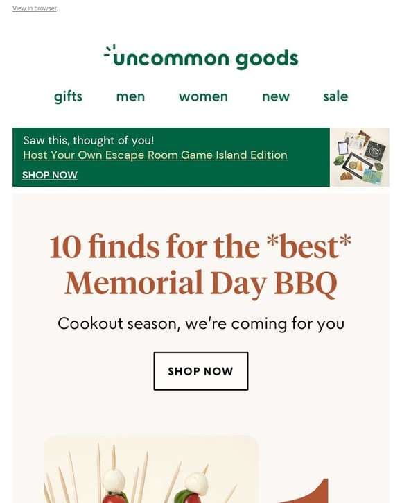 10 finds for the *best* Memorial Day cookout