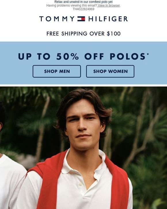 Up to 50% OFF POLOS for easy weekend looks