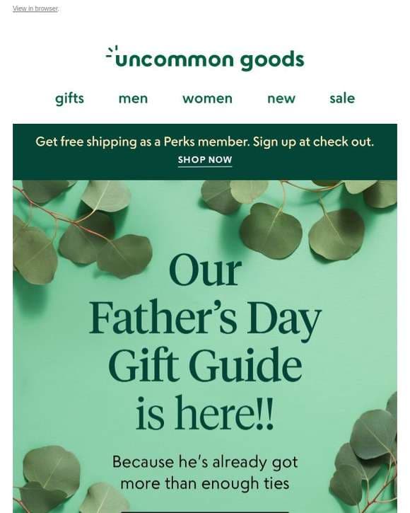 Our Father’s Day Gift Guide is here!!!
