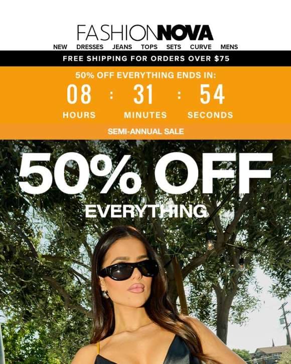 💸50% OFF EVERYTHING💸