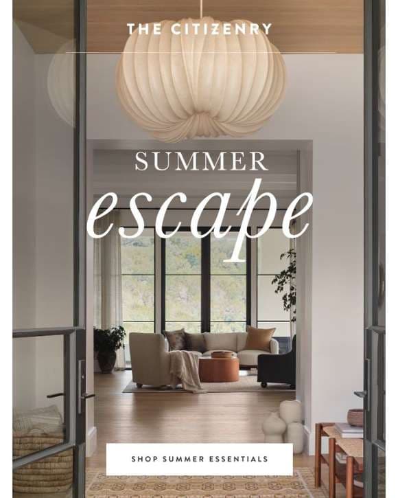 Your Summer Escape (plus, 20% off)