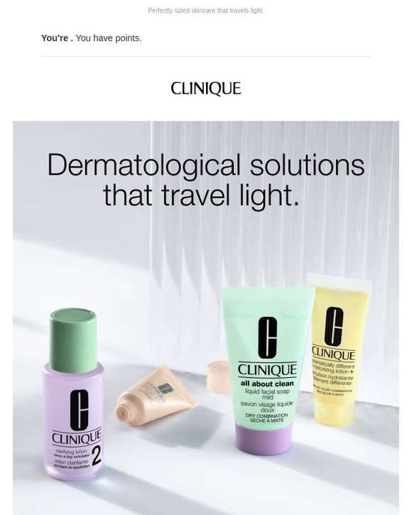 Take our mini dermatological solutions to go. 