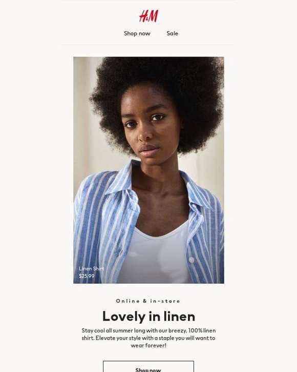 In love with linen